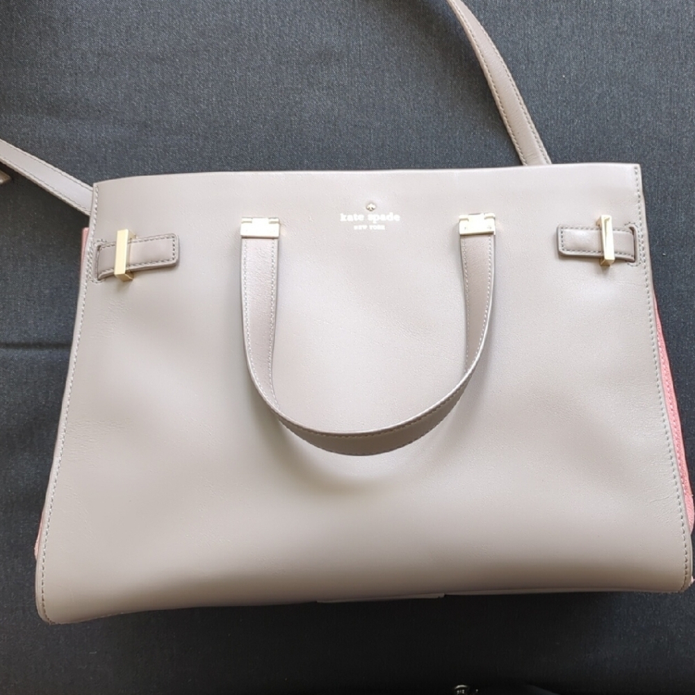 Kate Spade Gray Laptop Bag with Modern Design